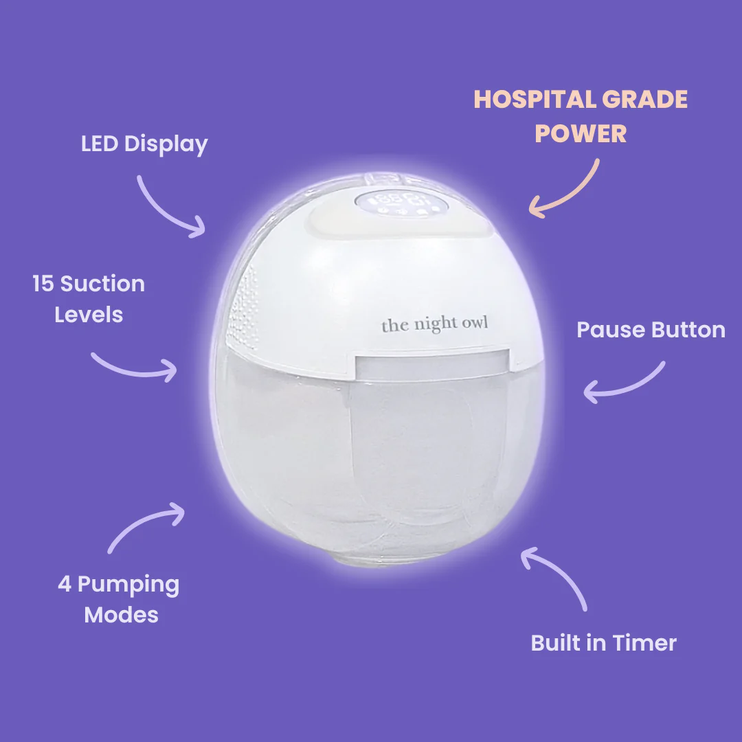 Mumma Owl Wearable Breast Pump - 15 levels - Image 4